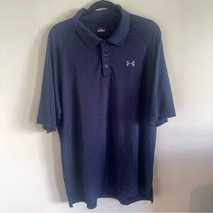 Under Armour Navy Blue Golf Polo